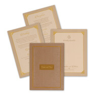 Cloth Made Wedding Cards